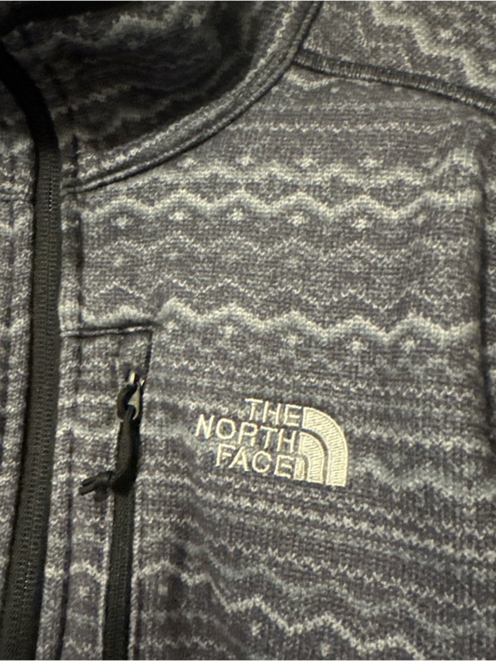 The North Face Men’s small grey thermal pullover